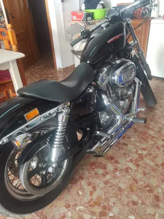 Harley Davidson Moto Negra