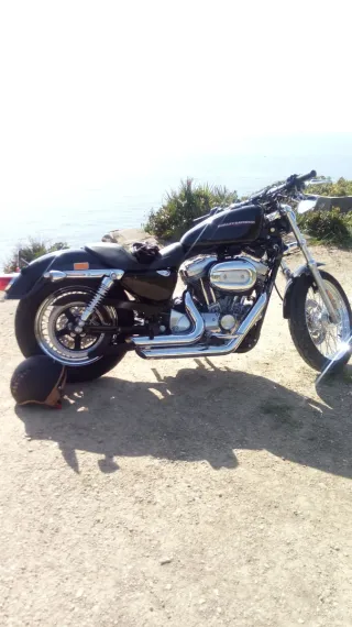 Harley Davidson Moto Negra