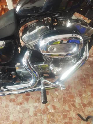 Harley Davidson Moto Negra