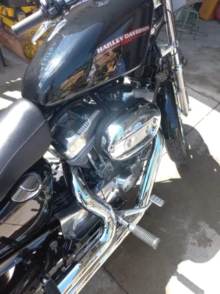 Harley Davidson Moto Negra
