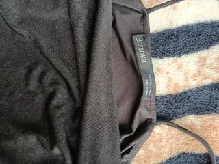 Vestido negro tirantes cadena