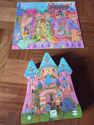 Puzzle Djeco Castello Principesse 54 pezzi