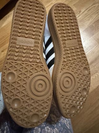 Zapatillas Adidas Samba Mary Jane Beige Blanco