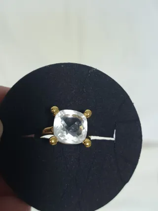Anillo Tous Baño Oro Talla 13