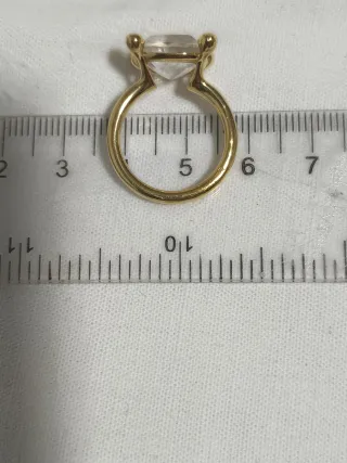 Anillo Tous Baño Oro Talla 13