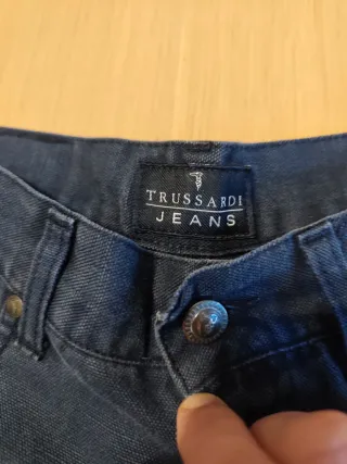 Jeans Trussardi Lino e Cotone Taglia 48 italiana