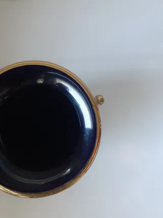 Vaso Greco Spyropoulous Blu Scuro Oro