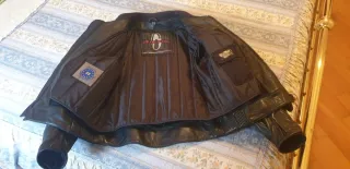 Giacca moto in pelle
