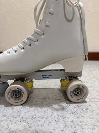 Patines profesionales blancos talla 40usado poco