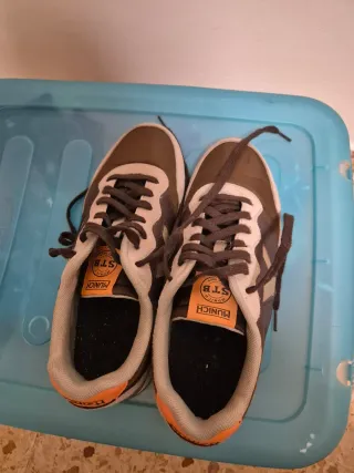 Zapatillas Munich Beige y Marrón