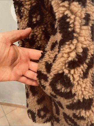 Eco Pelliccia Teddy Leopardo Oversize S/M/L