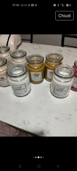 Candele profumate 10€ cadauno