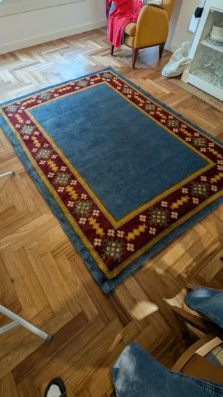 Alfombra de lana 100%