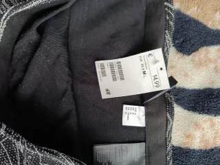 Falda tubo elástica M plateada