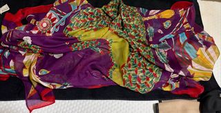 Foulard Multicolor, Elegante, Estampado.