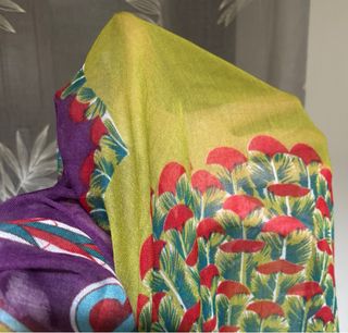 Foulard Multicolor, Elegante, Estampado.