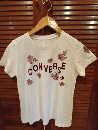 Camiseta Converse Mujer Blanca Talla S