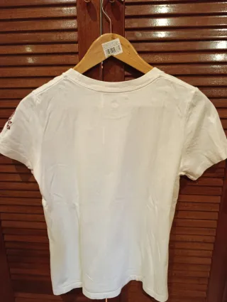 Camiseta Converse Mujer Blanca Talla S