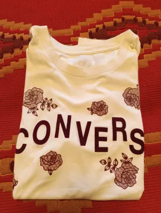 Camiseta Converse Mujer Blanca Talla S