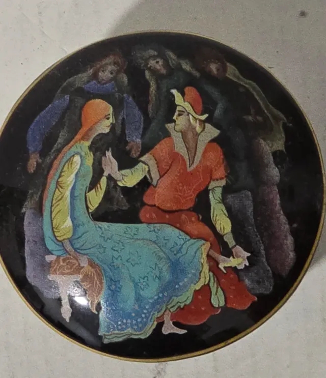 Franclin Mint ,Caja musical "Cinderella" porcelana