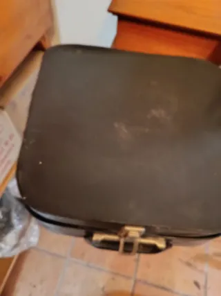 Máquina de escribir Carol naranja retro