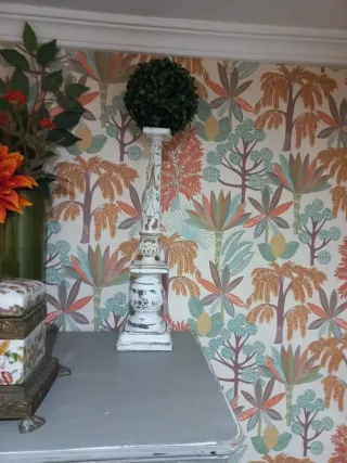 Portacandele in legno stile rustico (COPPIA)