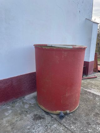 Depósito agua 1000L rojo