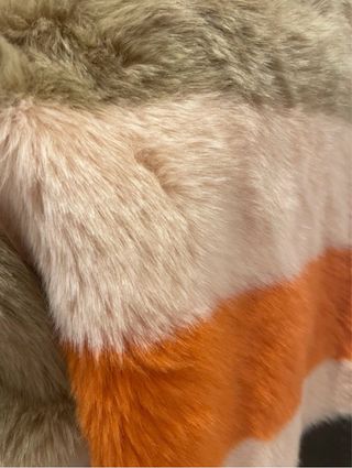 Pelliccia eco Zara Trafaluc multicolore tg.M/L