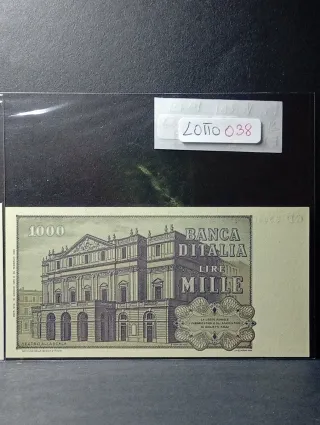 Lotto 2 Banconote FDS 1000 Lire + 2000 Lire