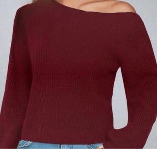 Jersey escote asimétrico One Size