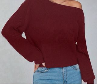 Jersey escote asimétrico One Size