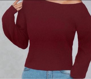 Jersey escote asimétrico One Size