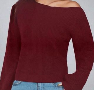 Jersey escote asimétrico One Size