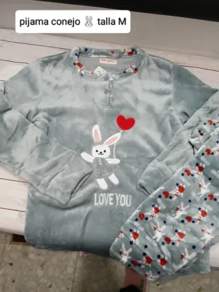 Pijama Coralina Conejo Talla M