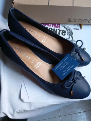 Zapatos Marypaz Mujer Talla 40 Azul