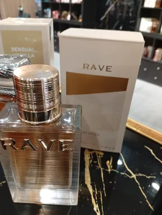 Perfume Rave Árabe Beige y Dorado