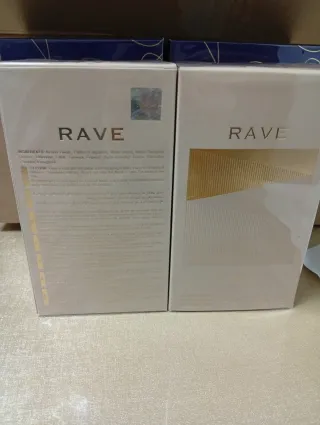 Perfume Rave Árabe Beige y Dorado
