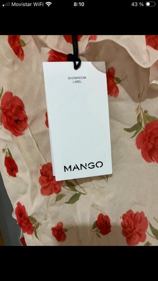 Vestido Mango floral verano