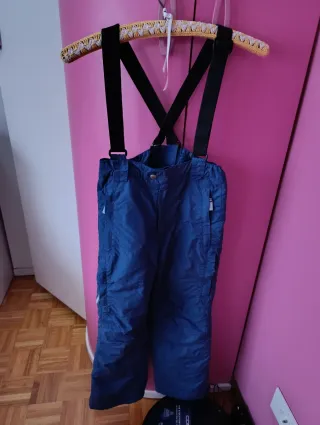 Pantalón de nieve infantil azul
