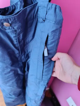 Pantalón de nieve infantil azul