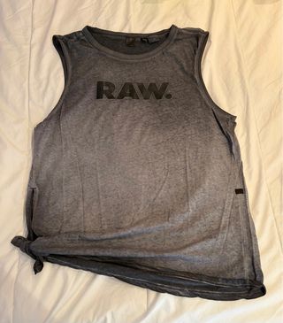 Camiseta sin mangas G-Star RAW gris