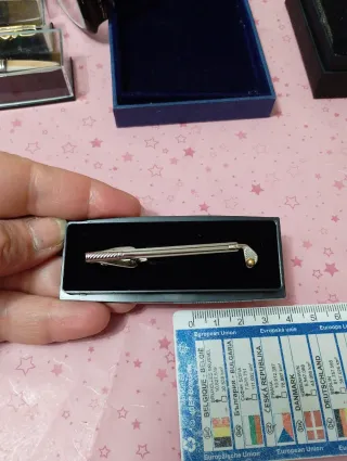 Fermacravatta vintage golf