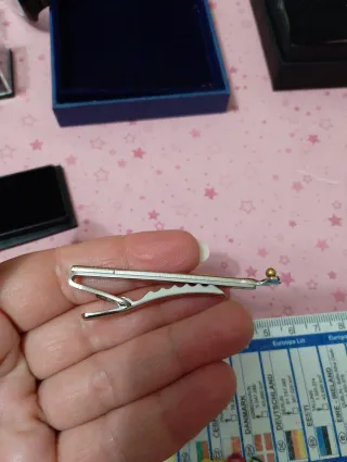 Fermacravatta vintage golf