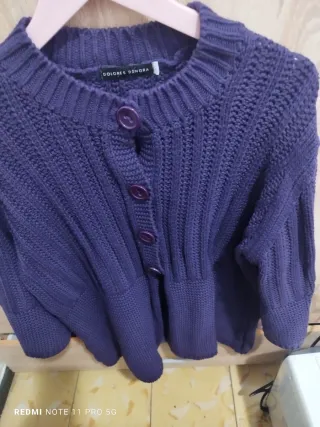 Jersey morado DOLORES DENORA mujer