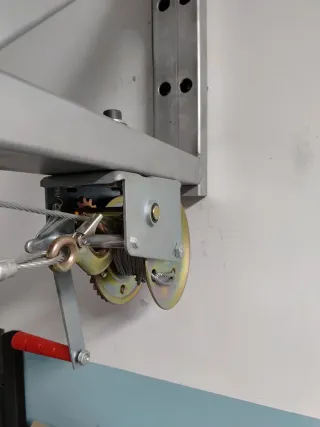 Grúa de pared para carga