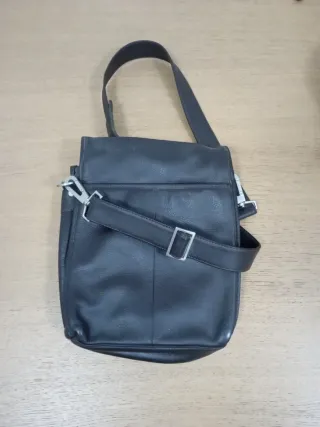 Bandolera Negra Cuero Emilio Tucci