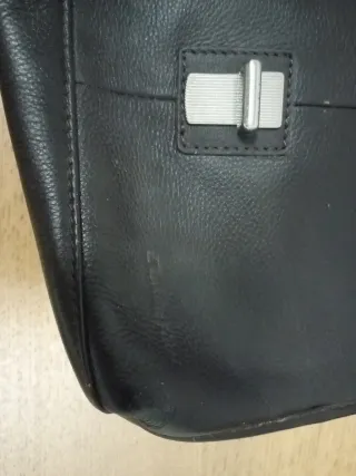 Bandolera Negra Cuero Emilio Tucci