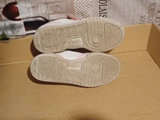 Scarpe Levis Bambina Rosa e Bianche