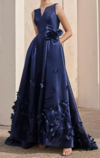 Vestido fiesta Aire Barcelona modelo 8U96 azul