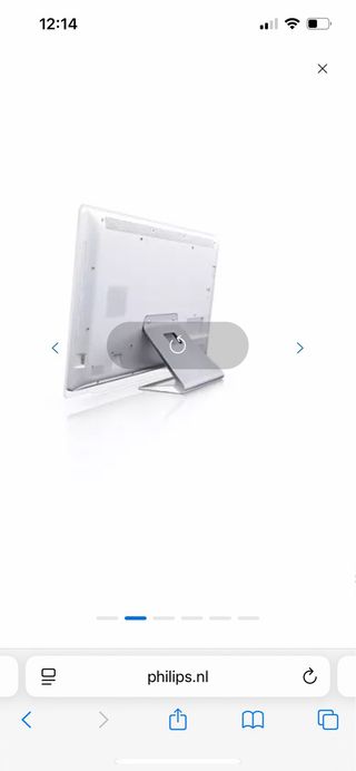 Televisor Philips Beige y Negro